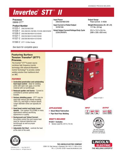 Invertec® STT ® II