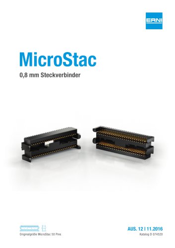 ERNI MicroStac Produkt Katalog