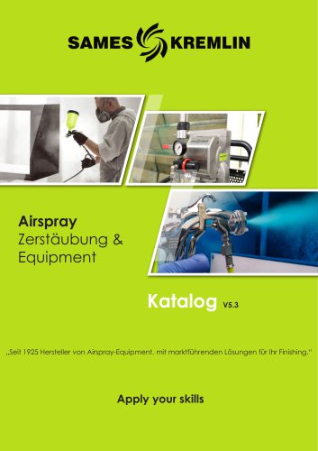 Airspray Zerst&auml;ubung & Equipment Katalog
