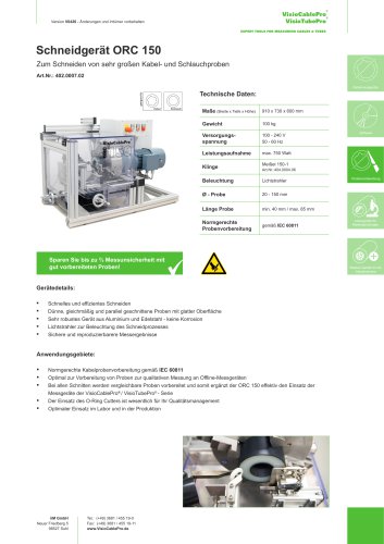 Datenblatt ORC150