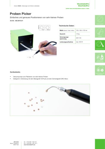 Datenblatt Sample Picker