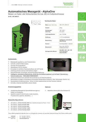 Flyer AlphaOne