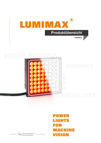 LUMIMAX Produktbroschüre