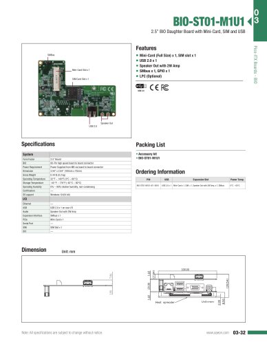 BIO-ST01-M1U1