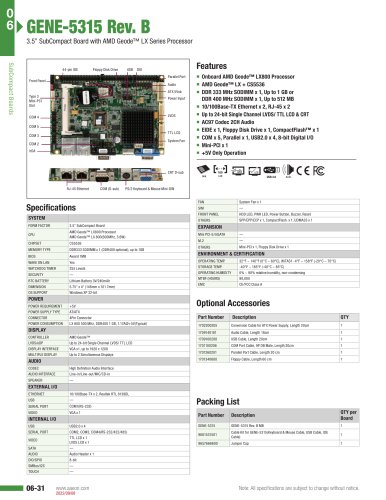 GENE-5315 Rev. B