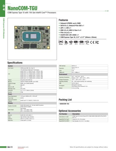 NanoCOM-TGU