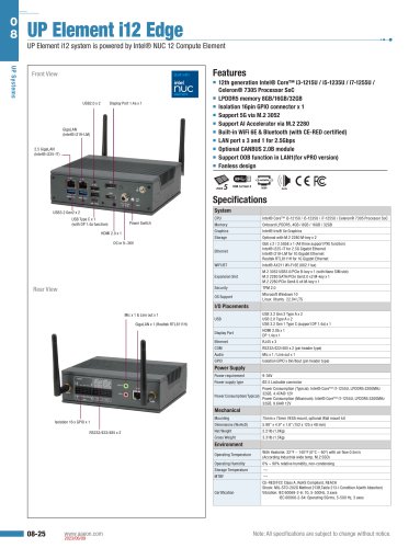 UP Element i12 Edge