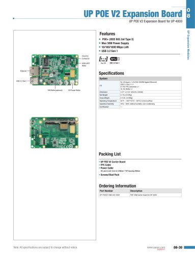 UP POE V2 Expansion Board