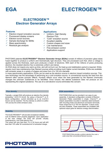 ELECTROGEN™ Electron Generator Arrays