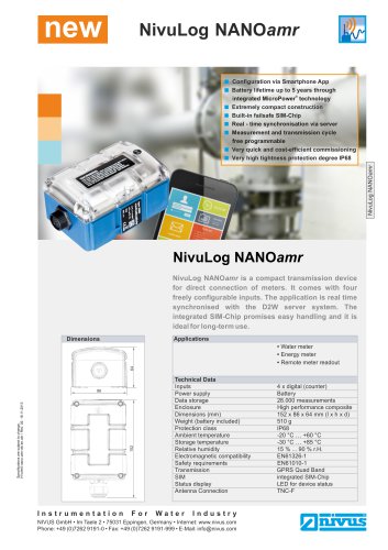 NivuLog Nano AMR