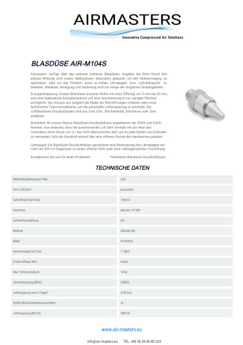 BLASD&Uuml;SEN AirMasters AIR-104S