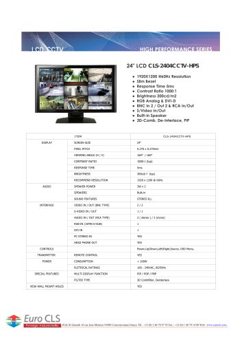 CLS-2404CCTV-HPS