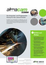 Produktinformation Almacam Cut für das Laserschneiden