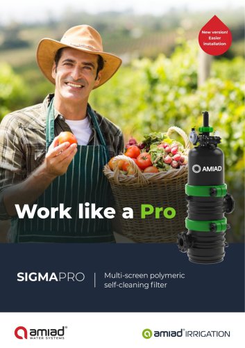 Sigma Pro Filters Catalogue IRRIGATION 2023_EN