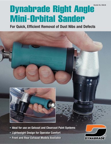 Dynabrade Right Angle Mini-Orbital Sander