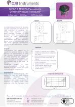 M/02/F & M/02/FA Piezoelectric  Dynamic Pressure Transducer