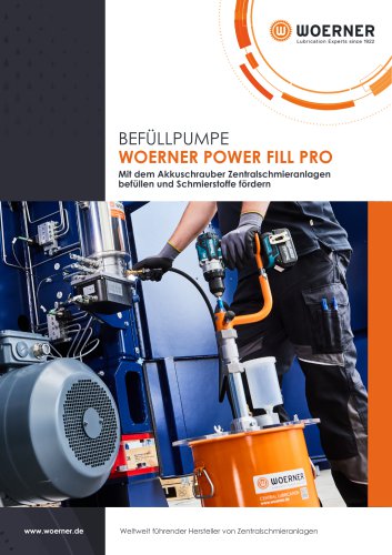 Bef&uuml;llpumpe WOERNER Power Fill Pro