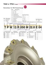 TAW & TPW 45° & 90° Fräser - 10