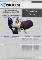 Konzentrisches Spannsystem für Rohrbögen - Rohrbögen für die US Serie - 8