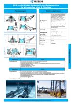 Mobile Orbitale Kettentrenn- und Anfasmaschine für dickwandige Rohre & Pipelines PROTEM OCM - 3