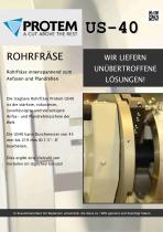 PROTEM - US40 - Rohrfräsmaschine - 2