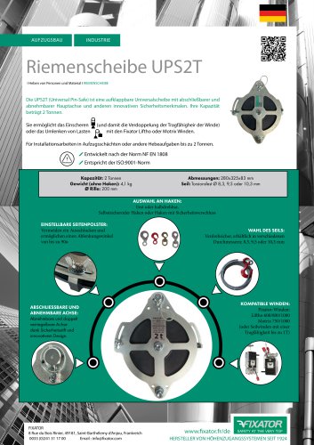 UPS2T riemenscheibe