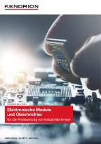 Broschüre | Elektronische Module & Gleichrichter 