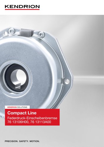 Broschüre | Federkraftbremse - Compact Line 