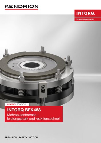 Broschüre | Federkraftbremse - INTORQ BFK468