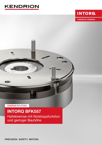 Broschüre | Federkraftbremse - INTORQ557