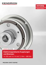 Broschüre | INTORQ 14.105 & 14.115 | Elektromagnetische Bremsen und Kupplungen