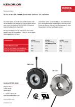 Datenblatt | Federkraftbremsen  - INTORQ BFK458