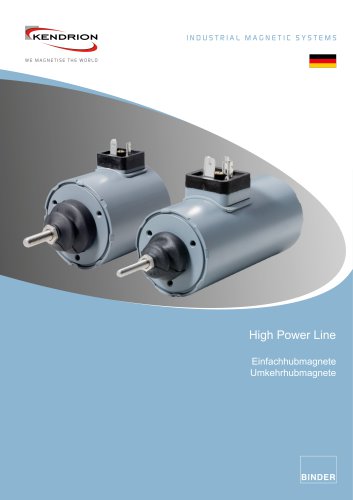 Katalog | Hubmagnete  High Power