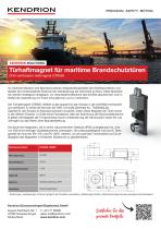 Türhaftmagnet für maritime Brandschutztüren - 1