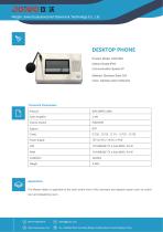 Vandal-proof resistant VoIP Desktop phone JWDT662