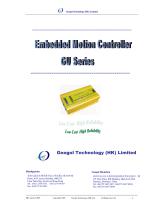 Embedded Motion Controller GU Series