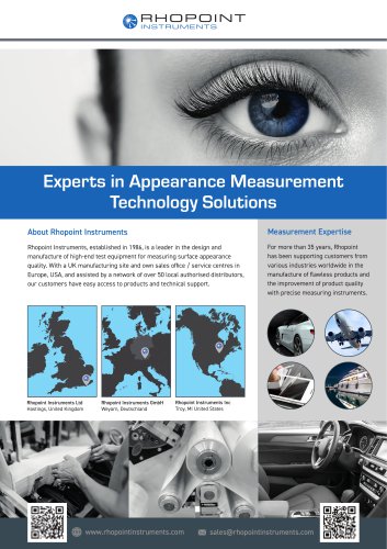 Rhopoint Instruments 2026 