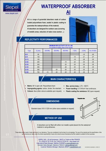 WATERPROOF ABSORBER AI