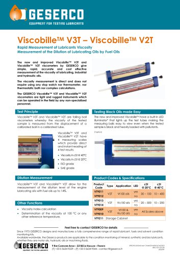 Viscobille™ V3T – Viscobille™ V2T