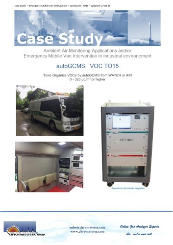 Case Study &ndash; Emergency Mobile Van intervention &ndash; autoGCMS