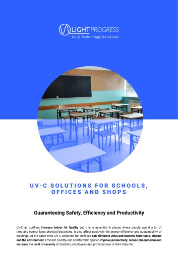 UV-C SOLUTIONS FOR OFFICES/SCHOOLS