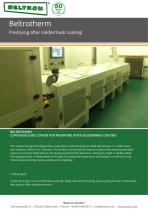 Beltrotherm Predrying after soldermask coating