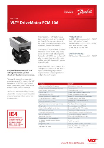 VLT® DriveMotor FCM 106