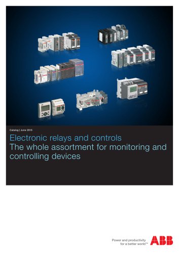 Catalog 2016 - Electronic Products and Relays in low quality resolution