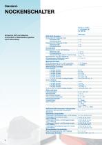 Nockenschalter & Nockenschalter im Gehäuse, Typen OM, ON und OL - 6