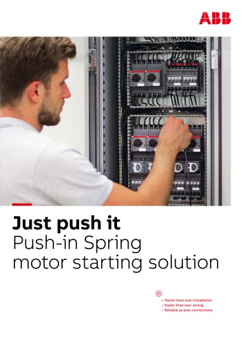 Push-in Spring motor starting solution