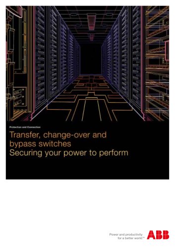 Transfer, change-over and bypass switches