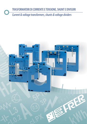 Current & voltage transformers, shunts & voltage dividers