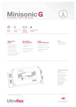 Minisonic G - Fixed ultrasonic flow meter for gas