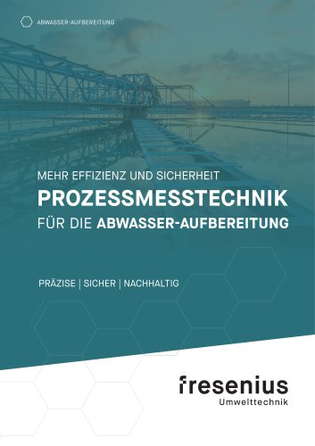 Abwasseraufbereitung &ndash; Prozessmesstechnik